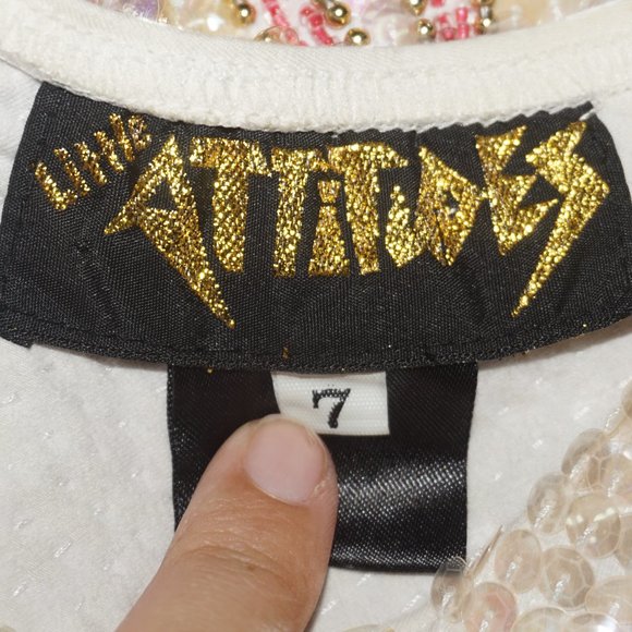 Vintage Little Attitudes Sequin Ballet Slipper Dress 7 - Picture 5 of 5